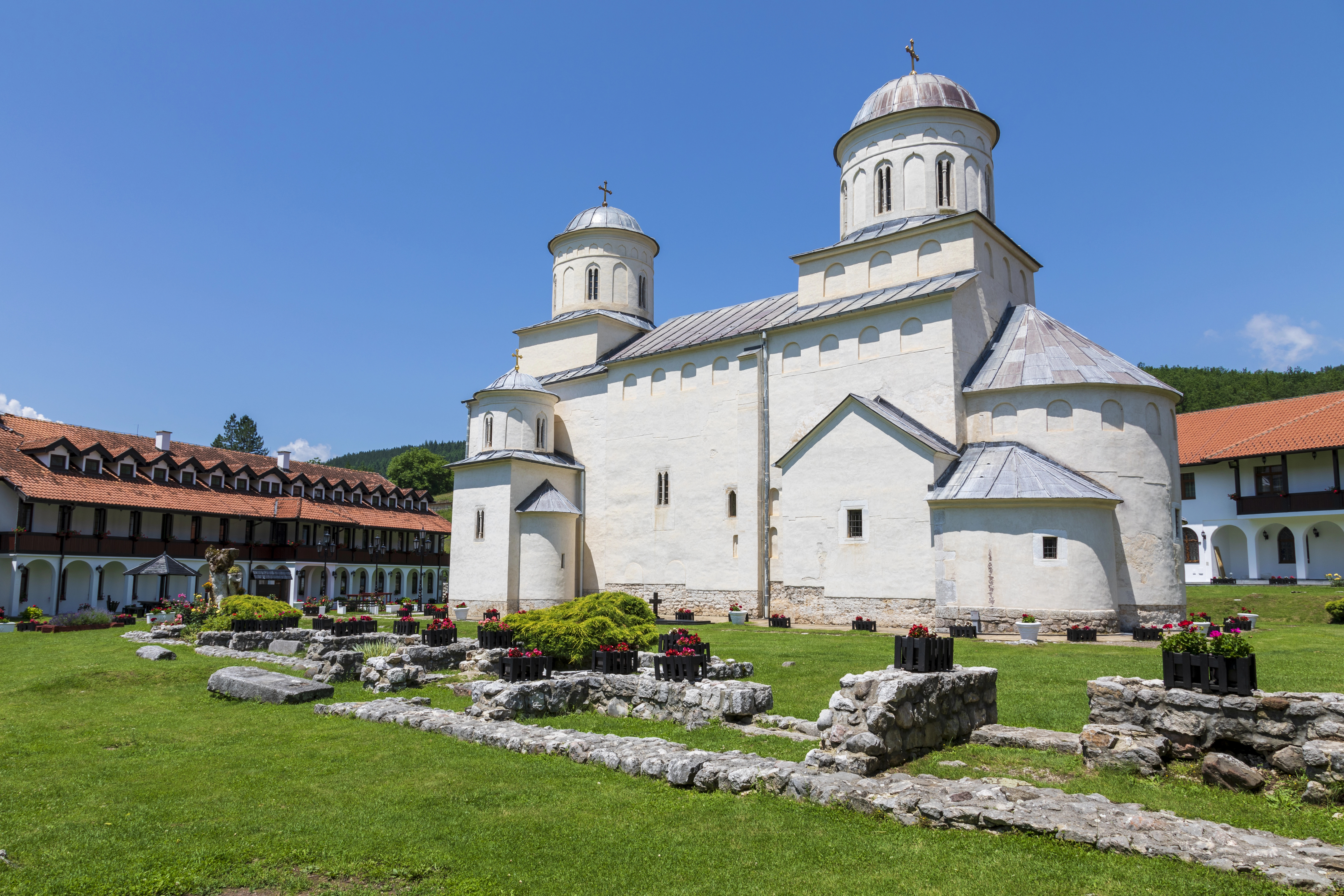 Manastir Mileševa pozadina za ekran