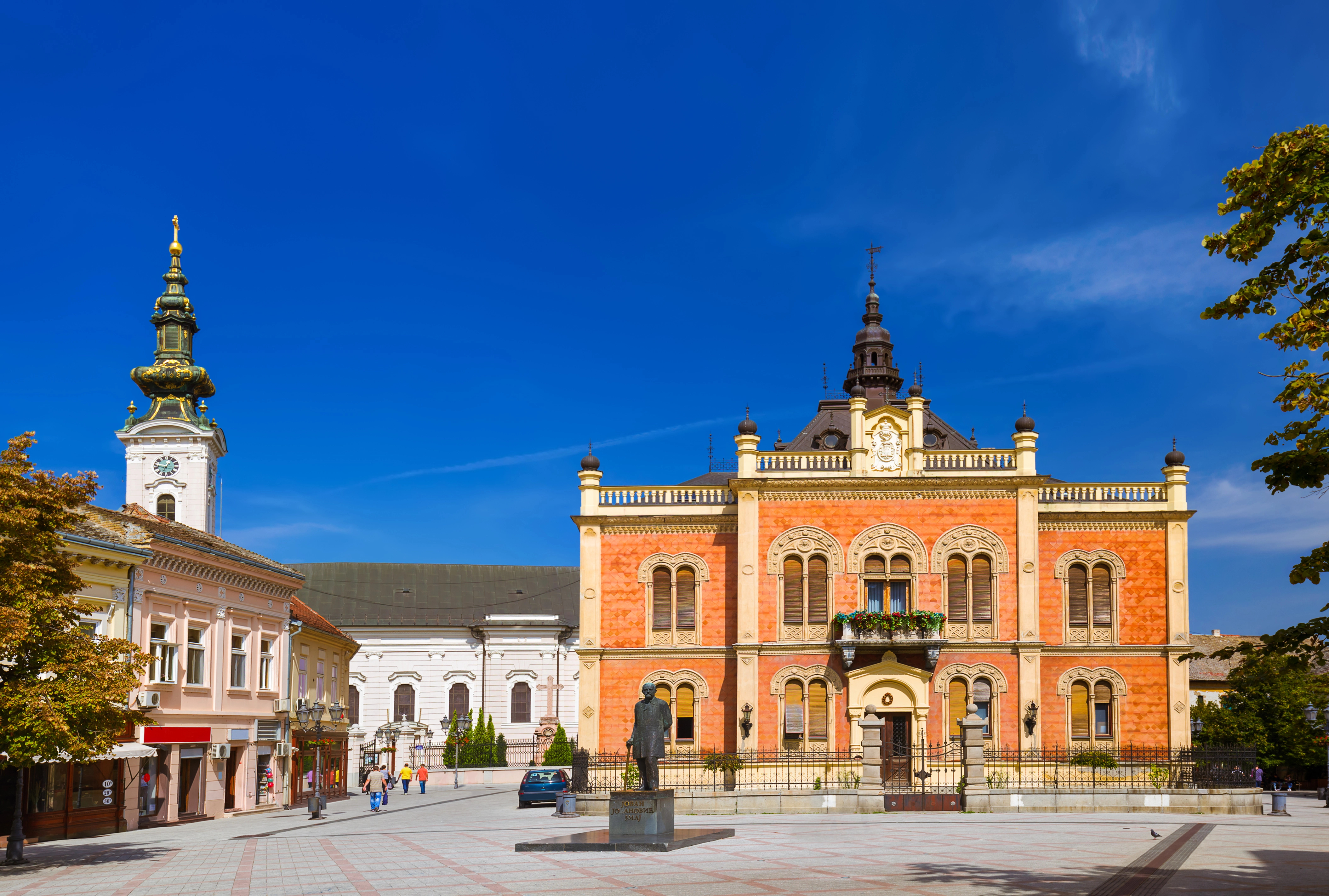 Novi Sad i Dunav pozadina za ekran